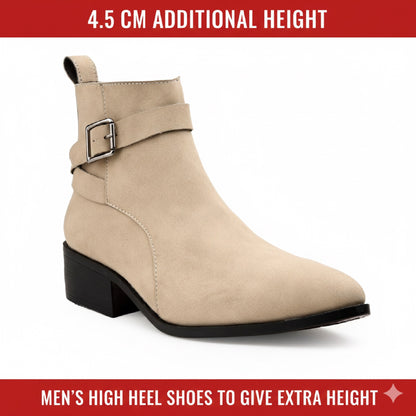 Men’s Elevator Boots with 4.5 cm Discreet Height Increase
