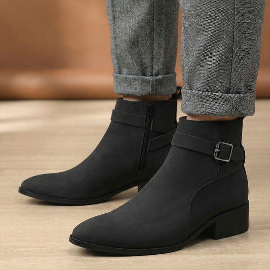 Height Boosting Men’s Boots – 4.5 CM Heel Fashion