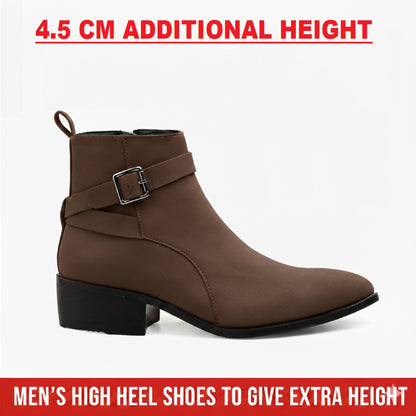 Men’s Elevator Boots with 4.5 cm Discreet Height Increase