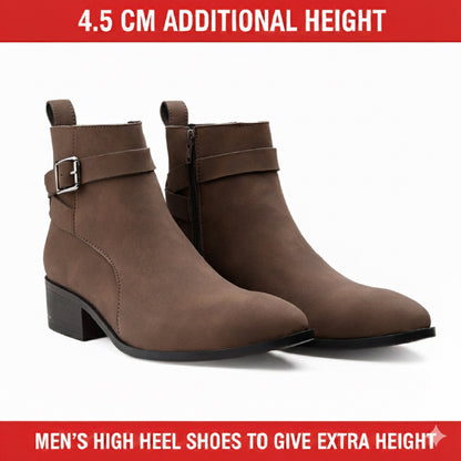 Men’s Elevator Boots with 4.5 cm Discreet Height Increase