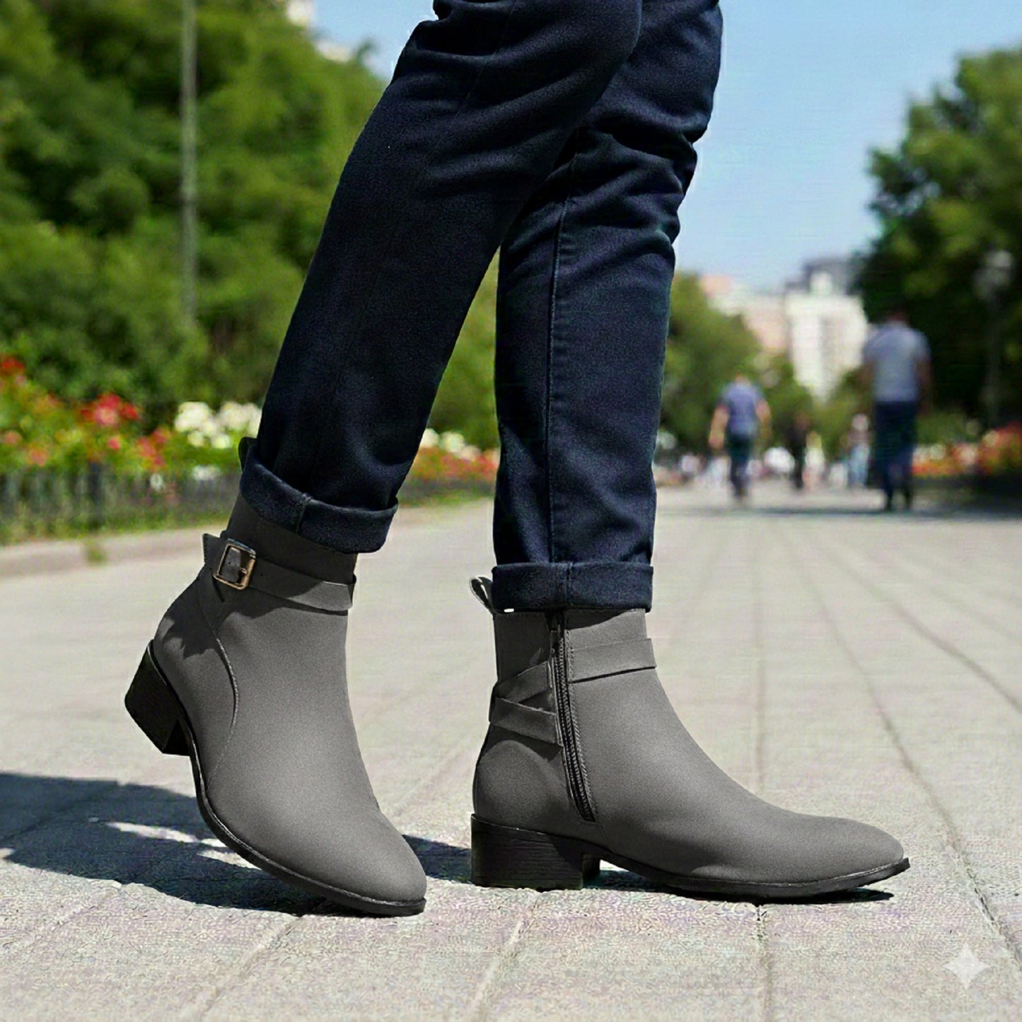 Men’s Elevator Boots with 4.5 cm Discreet Height Increase
