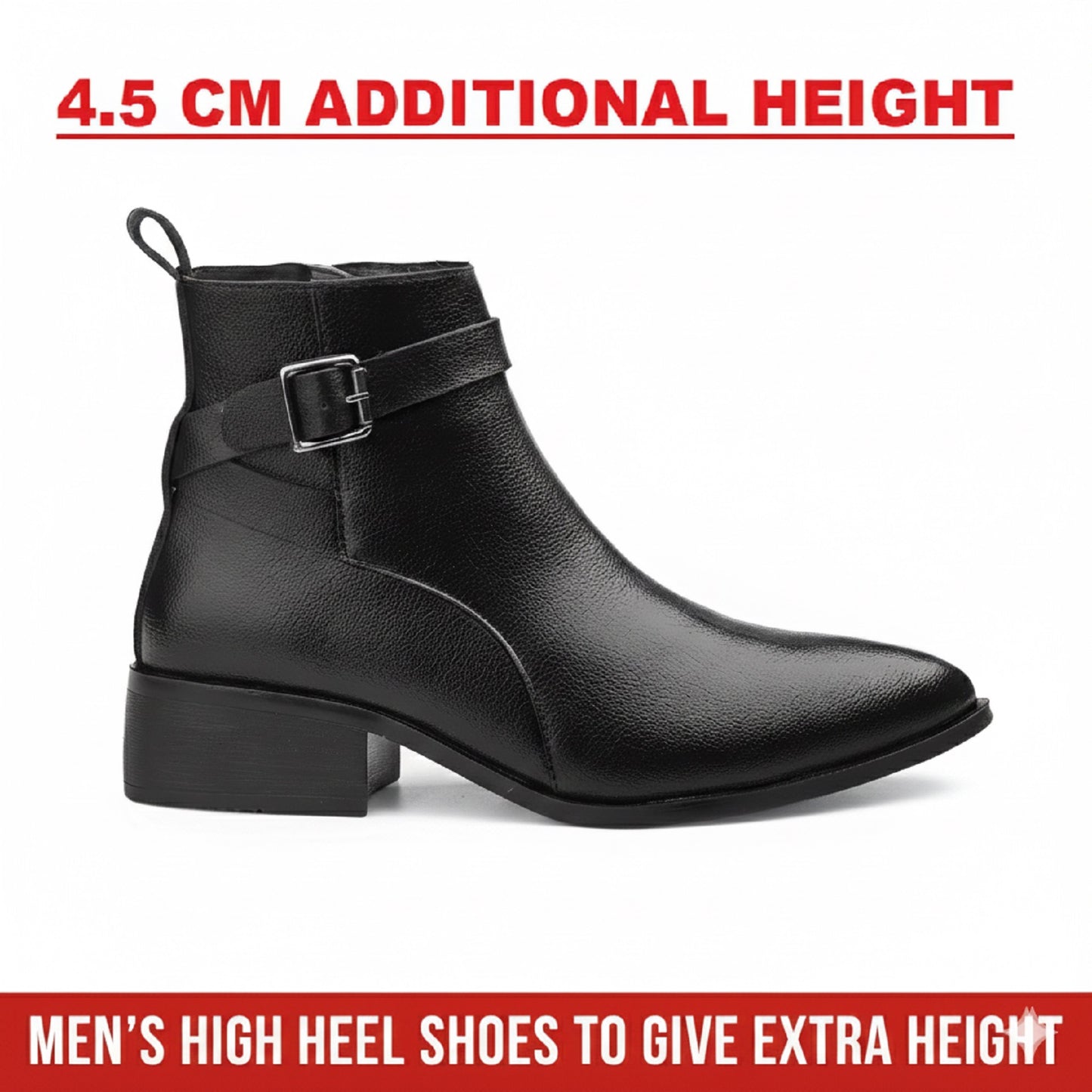 Men’s Boots with 4.5 cm Height Increase