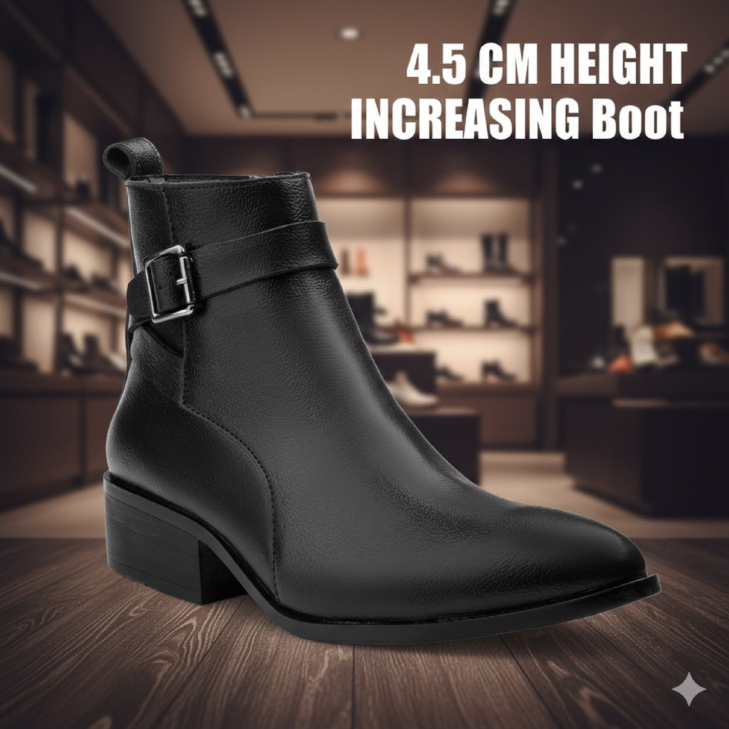 Men’s Boots with 4.5 cm Height Increase