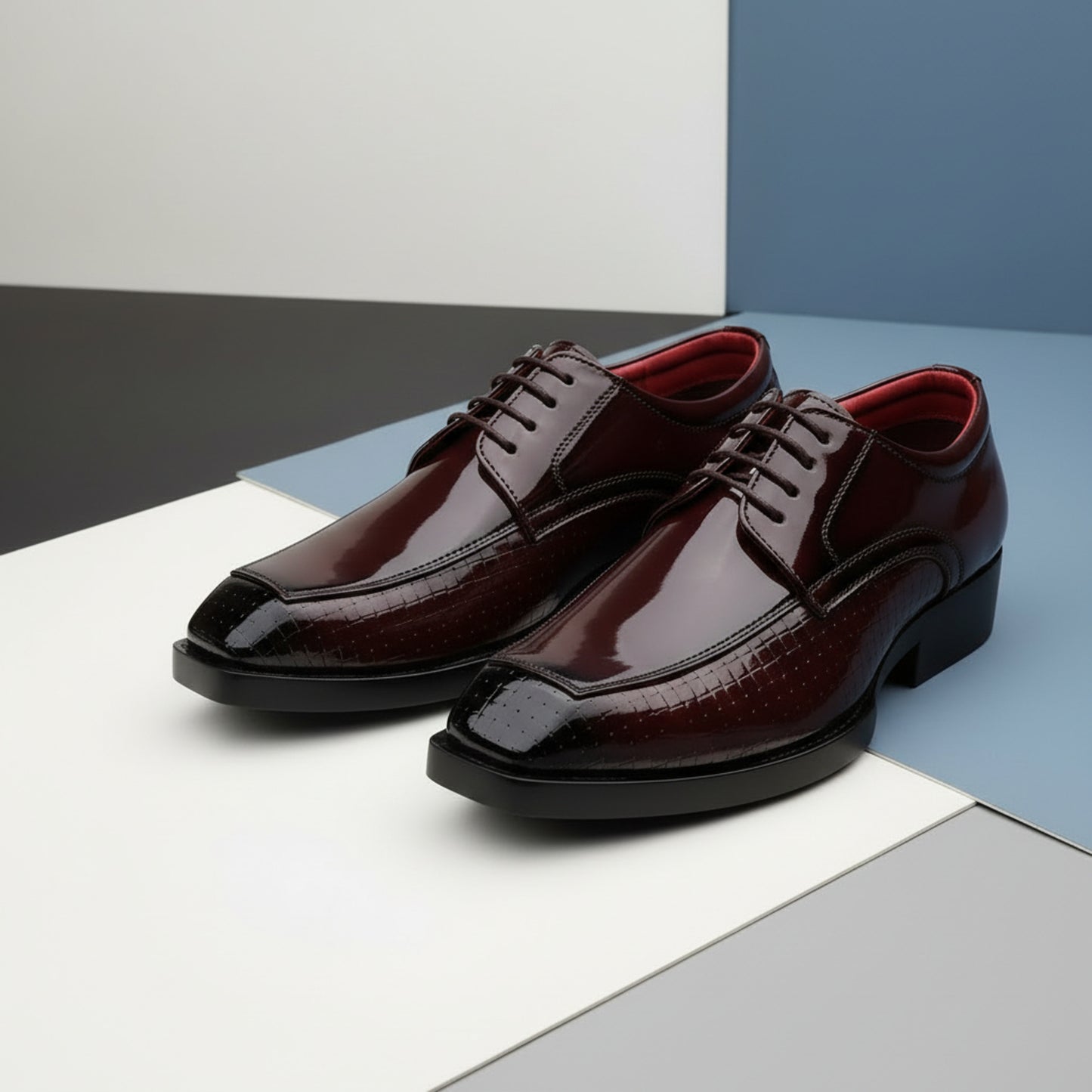BAXXICO Men’s Premium Lace-Up Sleek Designer Finish Formal Shoes