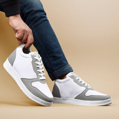 Men's 3-Inch Height Increase Sneakers with Hidden Heels