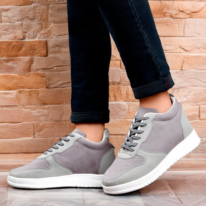 Trendy 3 Inch Hidden Height Increasing Sport Look Shoes for Men