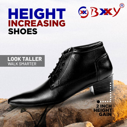 Bxxy Elevator Derby Formal Wear Boots For Men