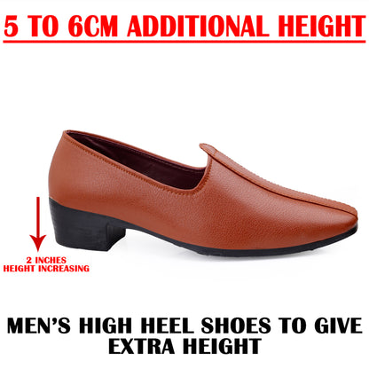 BXXY Men’s 2 Inch Elevating Punjabi Jutti