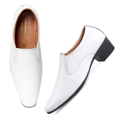 Bxxy's Height Increasing Elevator Slip-on Formal Shoes for Men