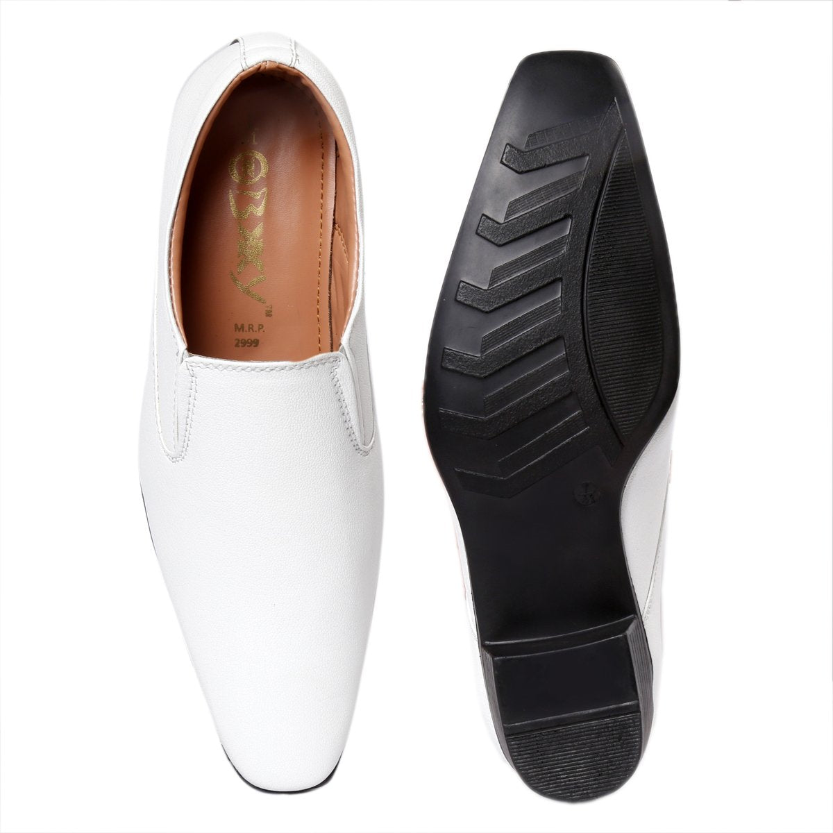 Bxxy's Height Increasing Elevator Slip-on Formal Shoes for Men