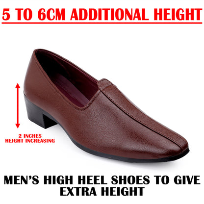 BXXY Men’s 2 Inch Elevating Punjabi Jutti