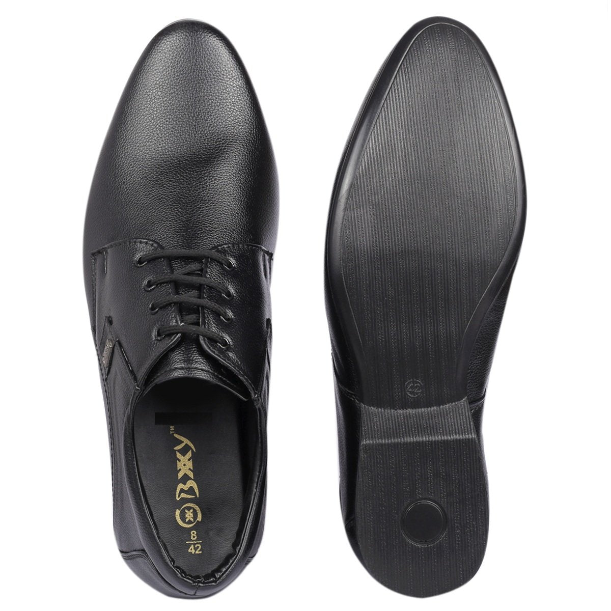 BXXY 3 Inch Height Increasing Work Wear Shoes For Men