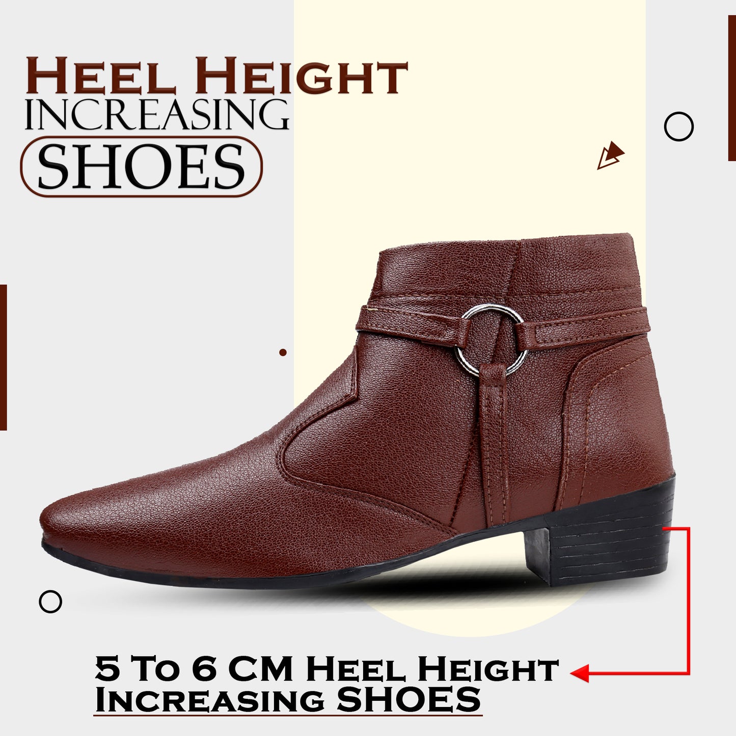 Men’s Stylish Formal Buckle Boots