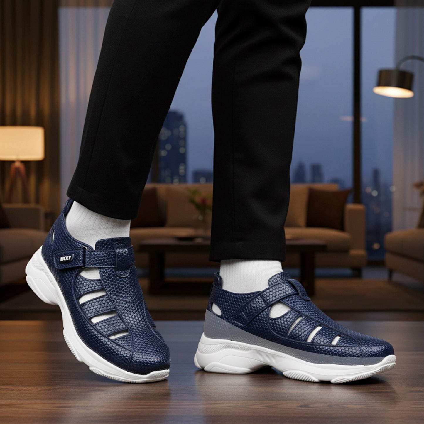 Bxxy's 3 Inch Height Increasing Elevator Sandals for Men