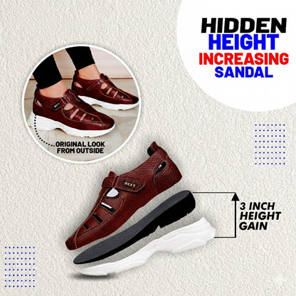 Bxxy's 3 Inch Height Increasing Elevator Sandals for Men