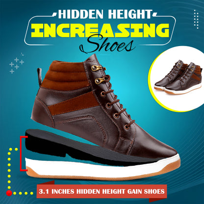 Men's 3.1 Inches (8CM) Hidden Height Increasing Boots