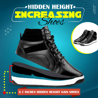 Men's 3.1 Inches (8CM) Hidden Height Increasing Boots