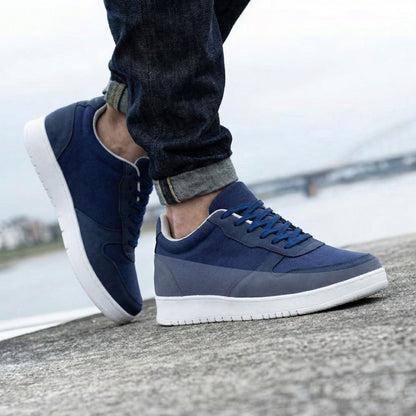 Men's 3-Inch Height Increase Sneakers with Hidden Heels