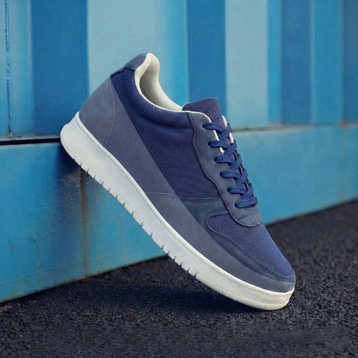 Men's 3-Inch Height Increase Sneakers with Hidden Heels