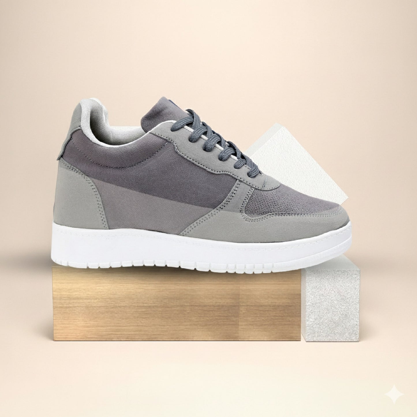 Trendy 3 Inch Hidden Height Increasing Sport Look Shoes for Men