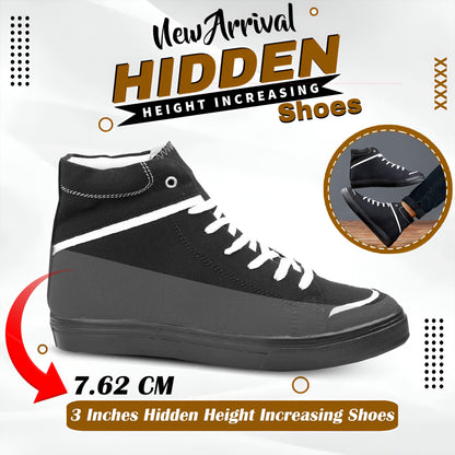 Men's 3 Inch Hidden Height Elevator Shoes