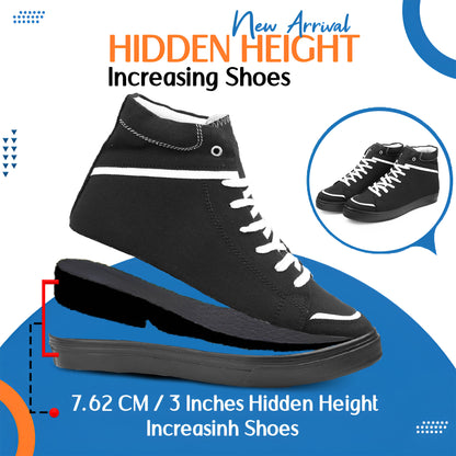 Men's 3 Inch Hidden Height Elevator Shoes