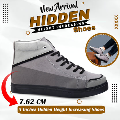 Men's 3 Inch Hidden Height Elevator Shoes