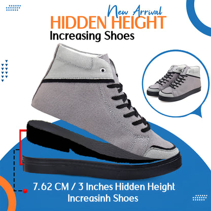 Men's 3 Inch Hidden Height Elevator Shoes
