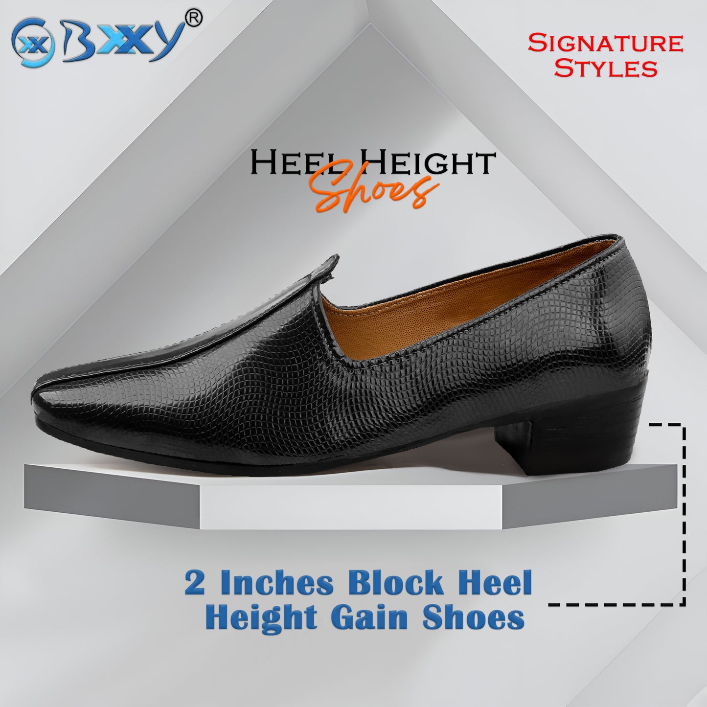 BXXY Height Increasing Traditional Wedding Wear Punjabi Jutti For Men