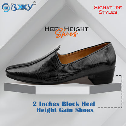 BXXY Height Increasing Traditional Wedding Wear Punjabi Jutti For Men