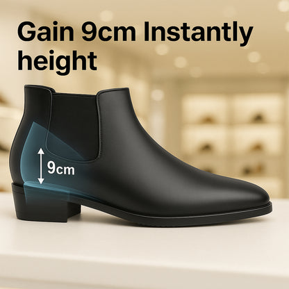 3.5 Inch (9CM) Height Boost- Chelsea Boots for Men