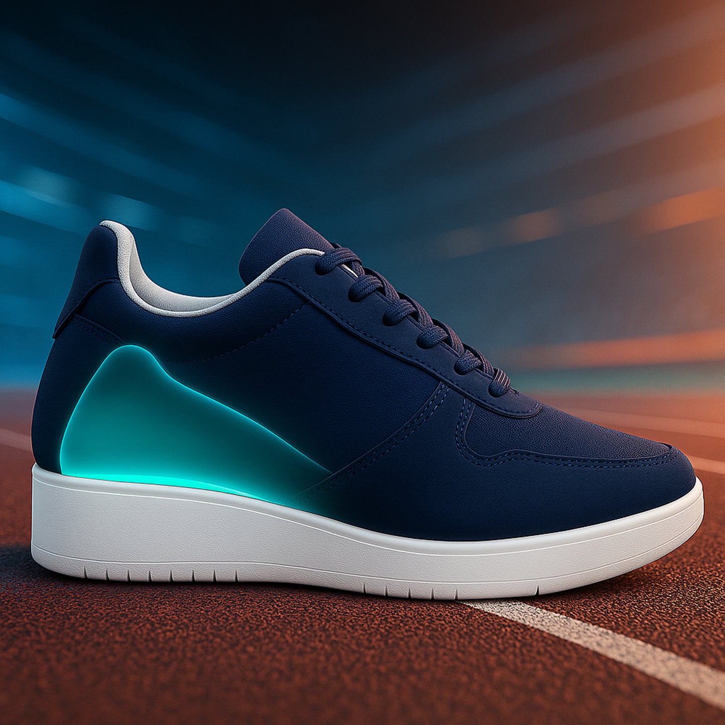 Trendy 3 Inch Hidden Height Increasing Sport Look Shoes for Men