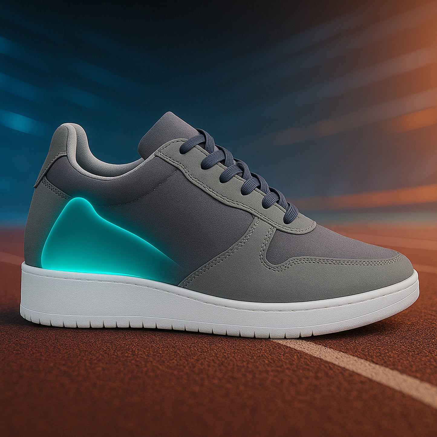 Men's 3-Inch Height Increase Sneakers with Hidden Heels