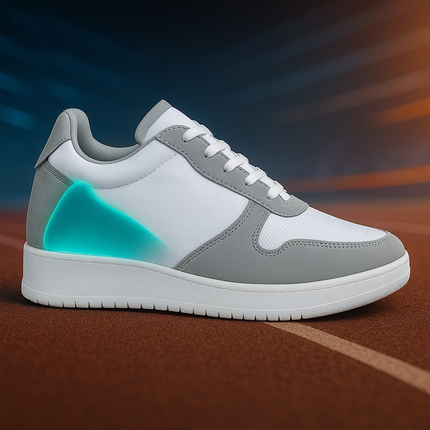 Men's 3-Inch Height Increase Sneakers with Hidden Heels