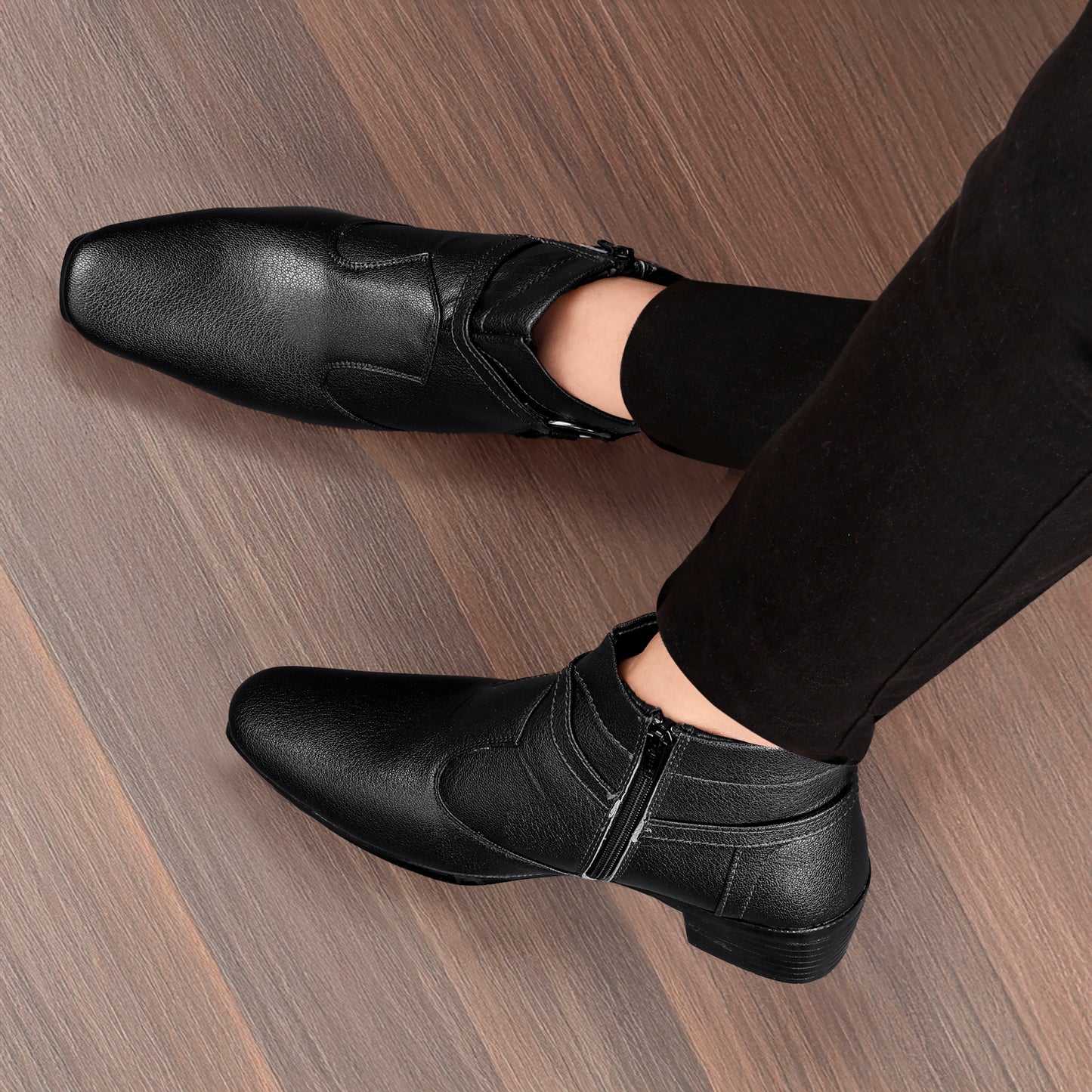 Men’s Stylish Formal Buckle Boots