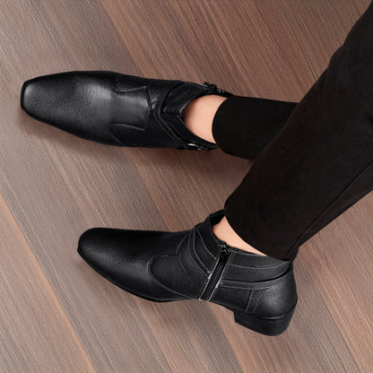 Men’s Stylish Formal Buckle Boots