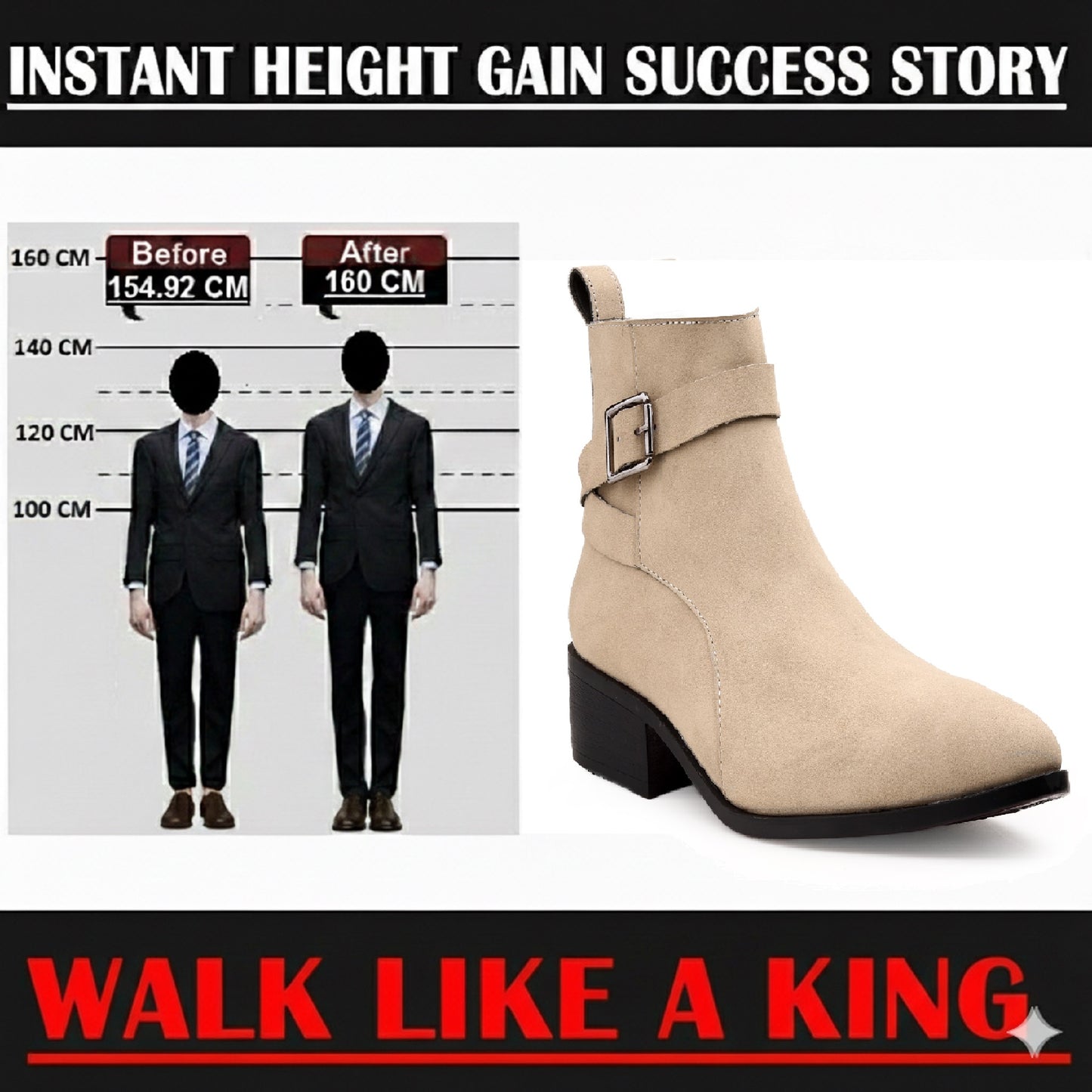 Extra Height 4.5 CM Comfortable & Trendy Design