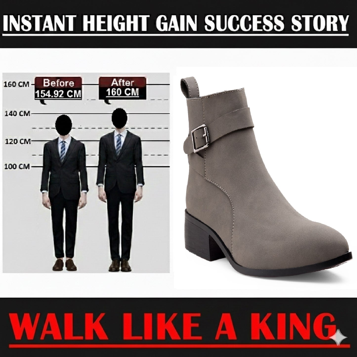 Extra Height 4.5 CM Comfortable & Trendy Design