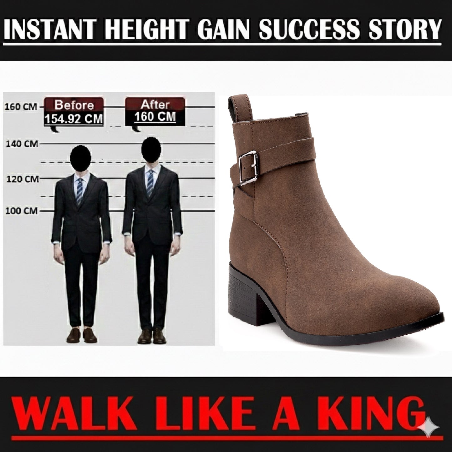 Extra Height 4.5 CM Comfortable & Trendy Design