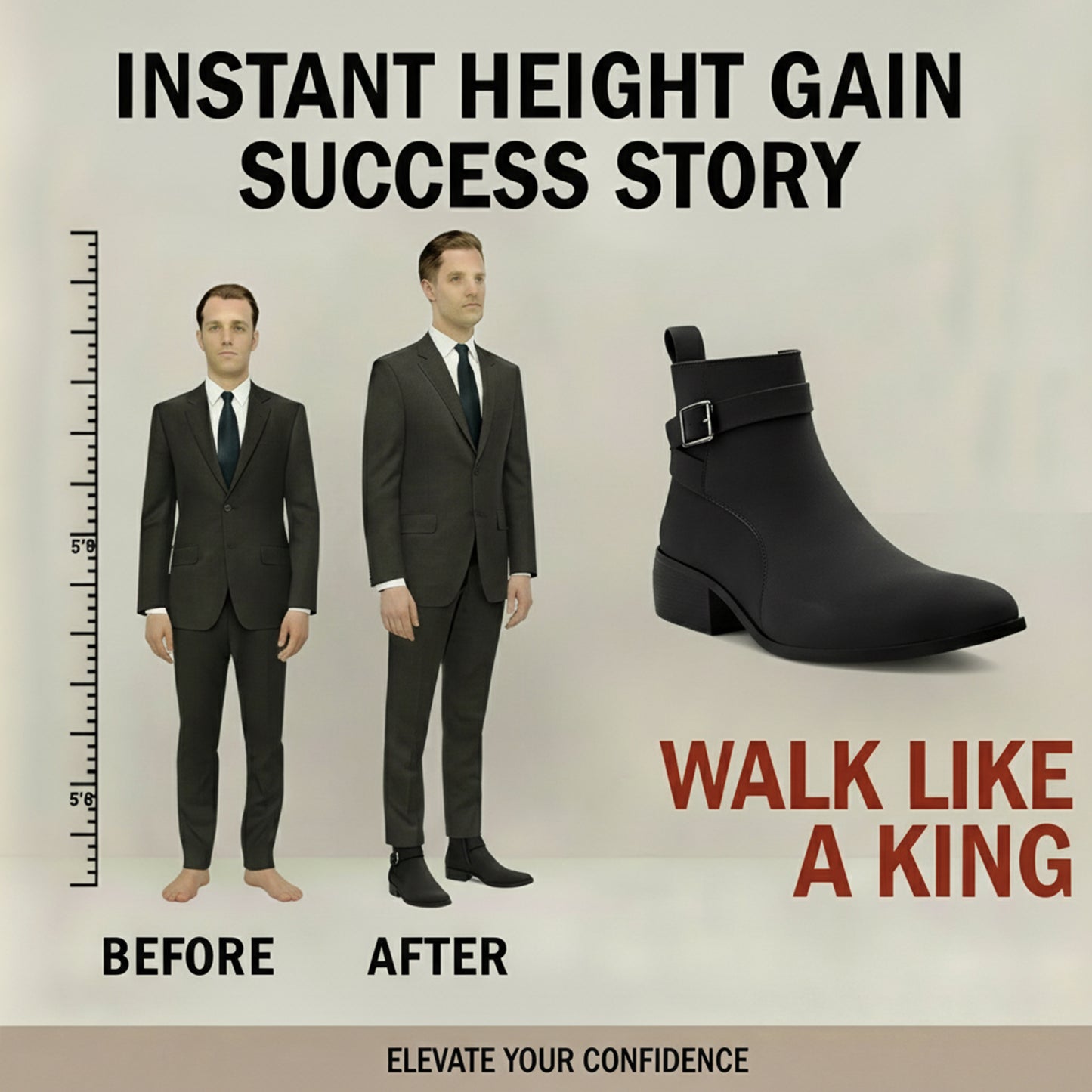 Extra Height 4.5 CM Comfortable & Trendy Design