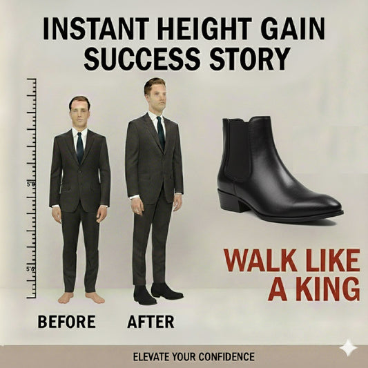 Men's Classic Elevator Boots – Height Increase 2 Inches
