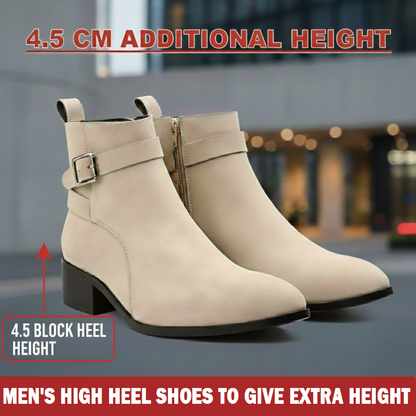 Men’s Elevator Boots with 4.5 cm Discreet Height Increase