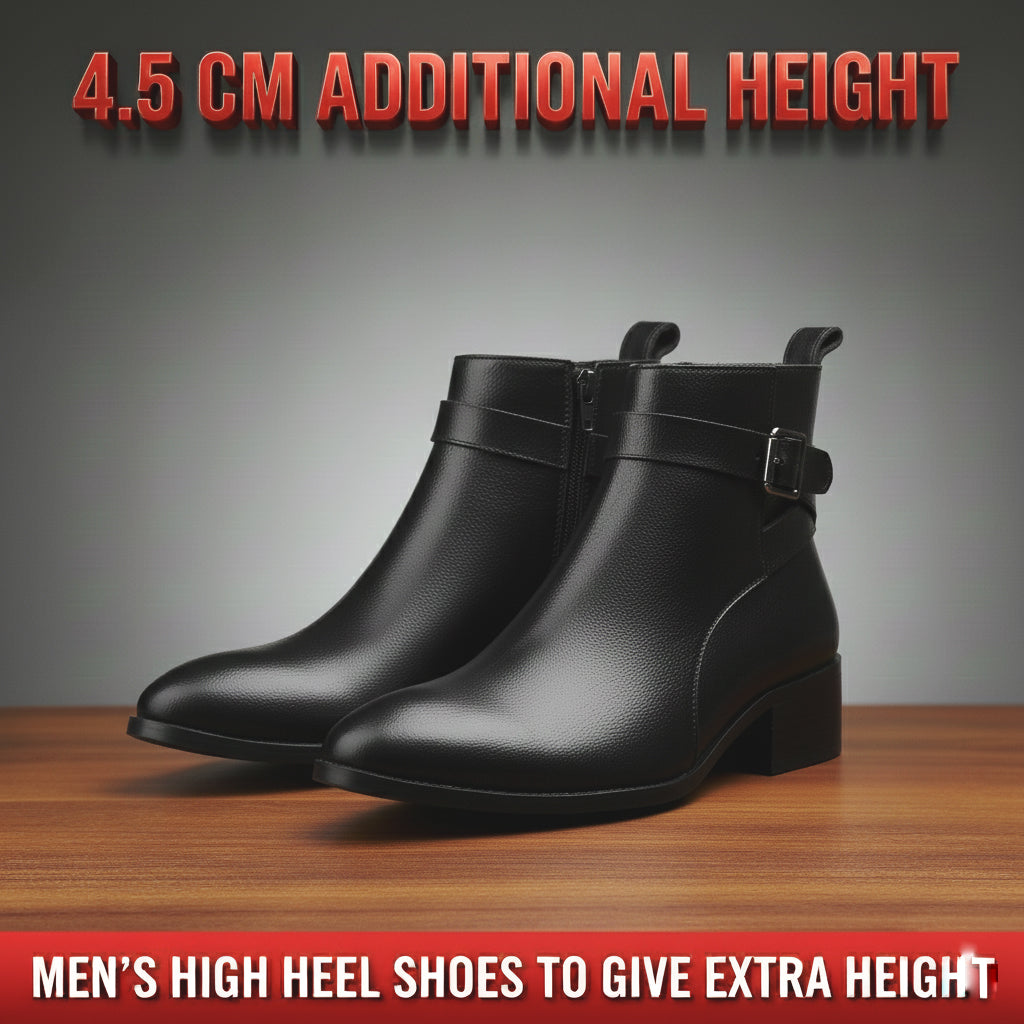 Men’s Boots with 4.5 cm Height Increase