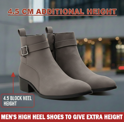 Men’s Elevator Boots with 4.5 cm Discreet Height Increase
