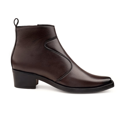 Men’s 2-Inch Hidden Heel Height Increasing Boots – Stylish & Comfortable