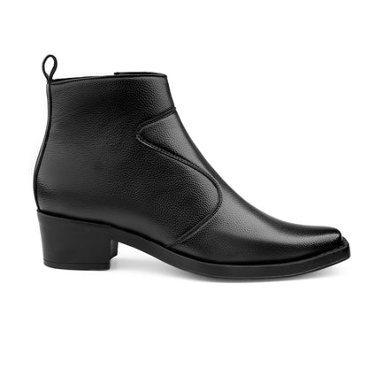 Men’s 2-Inch Hidden Heel Height Increasing Boots – Stylish & Comfortable