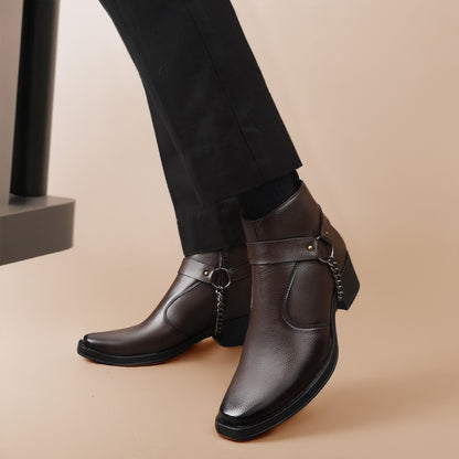 Stylish 2-Inch Heel Height Elevator Boots – Boost Confidence & Comfort