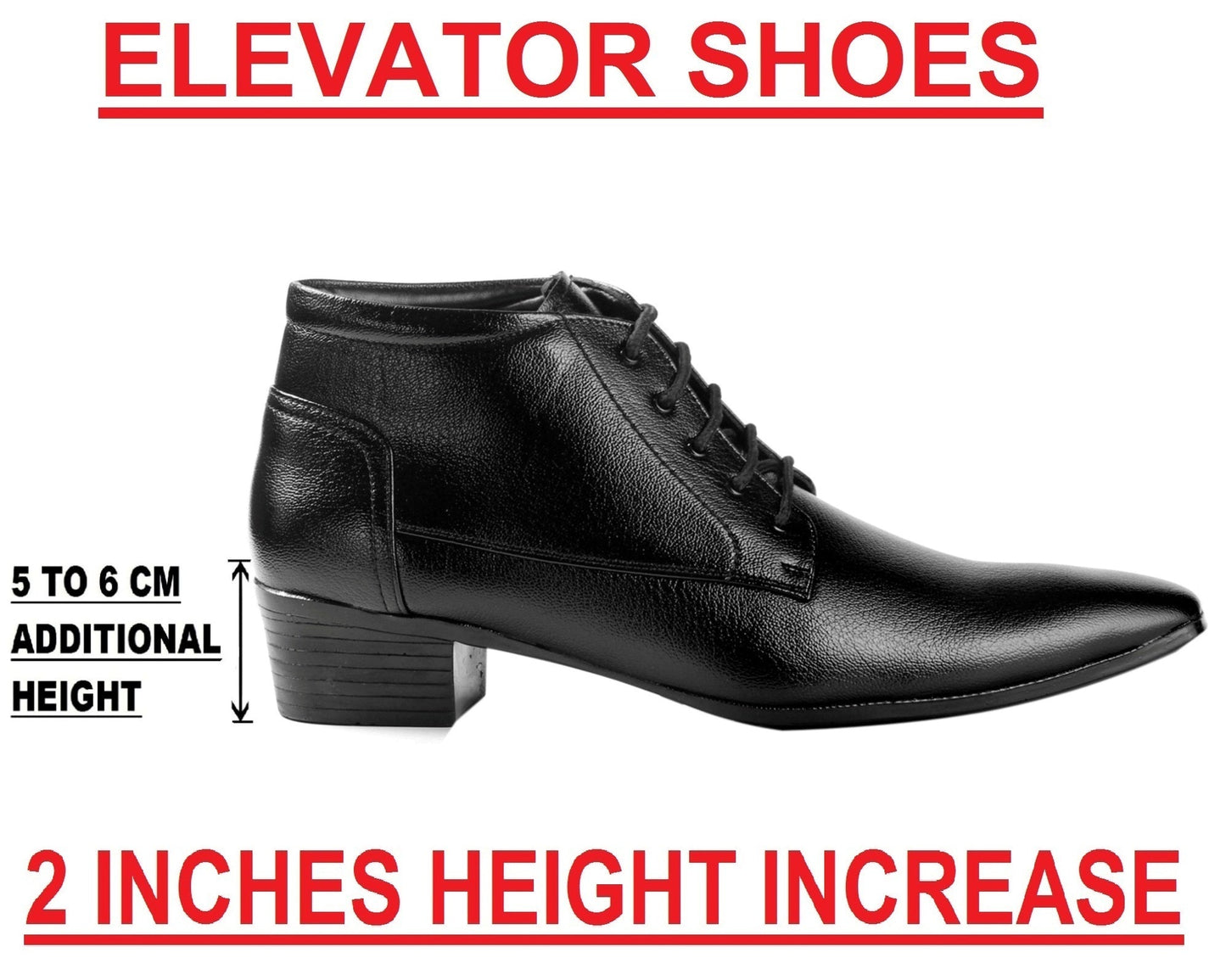 Bxxy Elevator Derby Formal Wear Boots For Men