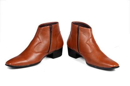 Men's Formal And Casual Ankle Zipper Boots