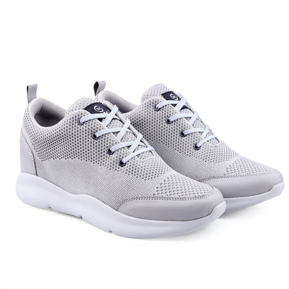 New Latest Men's 3 Inch Hidden Height Increasing Stylish Casual Sports Lace-Up Shoes